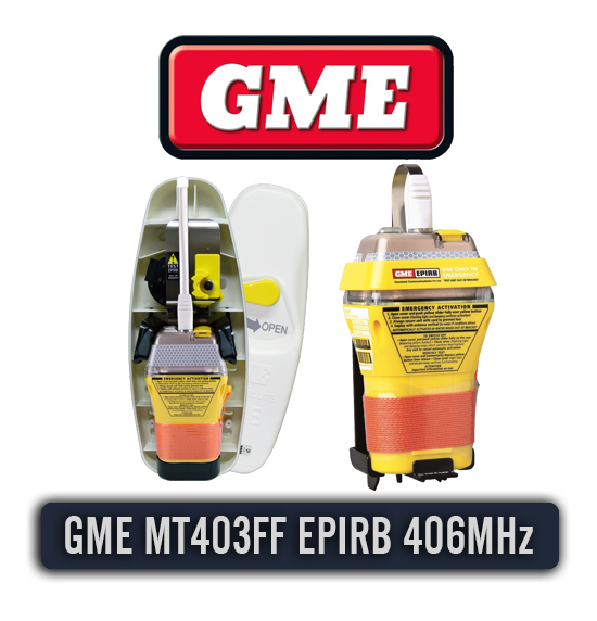 GME - MT403FF EPIRB 406MHz Float Free and Auto Release